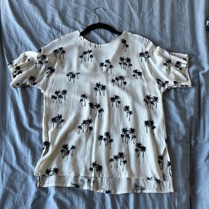 H&M Palm Print Shirt